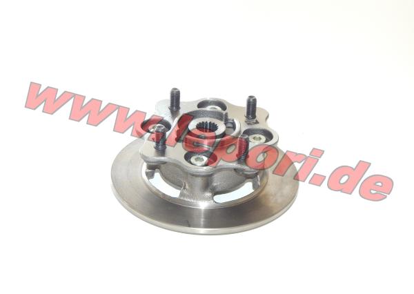 Bremsscheibe mit Radnabe vorne JDM Titane - 170mm